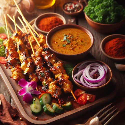 Savor the Heat: How to Perfectly Grill Spicy Malaysian Satay Skewers with Delectable Peanut Sauce