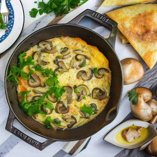 Truita de Carreroles: This mushroom omelette is a classic Andorran dish. Made with fresh mushrooms, eggs, and herbs, this dish is perfect for breakfast or brunch.