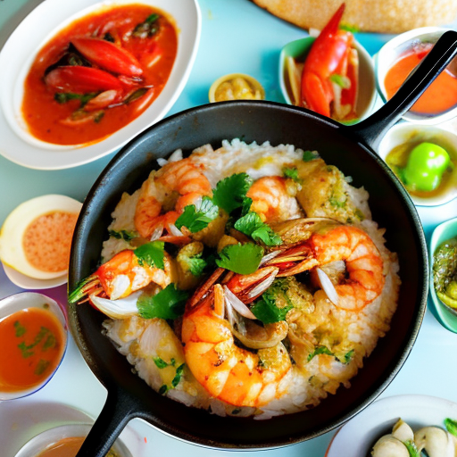 Arroz de Marisco (Seafood Rice): This delicious rice dish is made with a variety of seafood such as shrimp, mussels, and squid, along with tomatoes, onions, garlic, and spices.