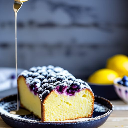 Flavorful Lemon Blueberry Pound Cake